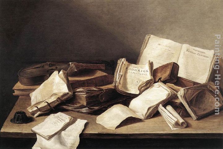 Jan Davidsz de Heem Still-Life of Books